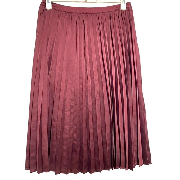 Worthington Dresses & Skirts - Worthington Women's Maroon Berry Fully Lined Pleated Skirt‎ Size 4 New with tags
